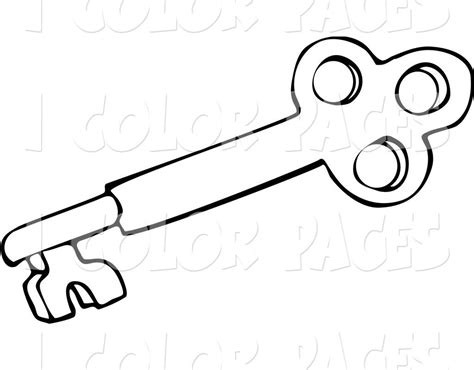 Key Coloring Page At Free Printable Colorings Pages