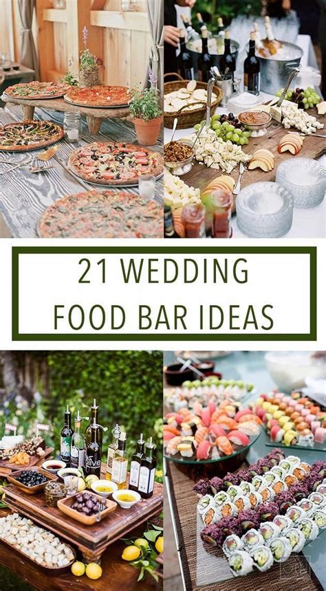 Serve Your Hors Doeuvres In Style Wedding Food Bars