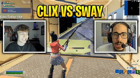 Clix Vs Faze Sway 2v2 Zonewars Youtube