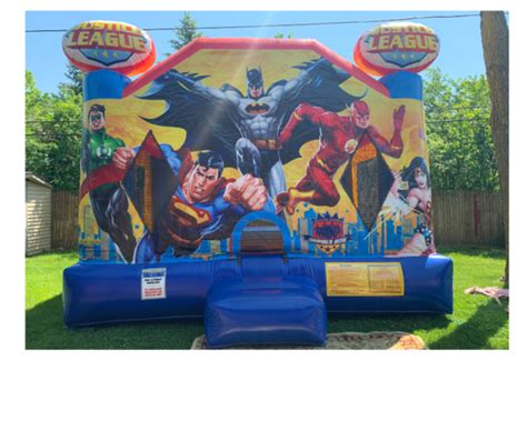 Justice League Bounce House Bounce Houses R Us Water Slide And Bounce House Rentals In