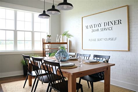 Modern Farmhouse Dining Room Makeover Sawdust 2 Stitches
