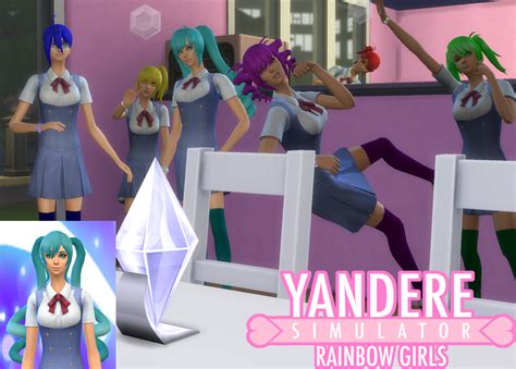 The Sims 4 Rainbow Girls Cc By Mikaelasakurai On Deviantart