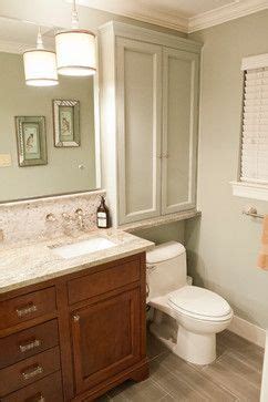 Small bathroom remodel before and after. over toilet cabinets- Waynesboro Master Bath Renovation ...