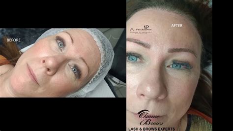 Osome Brows Before And After Eyebrows Microblading Youtube