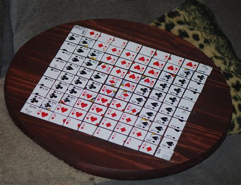 Homemade Sequence Game Board