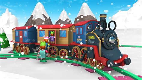Who helps santa claus make toys? Christmas Cartoon - Toy Factory - Choo Choo Train - Winter ...