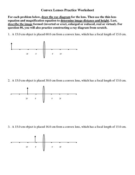 Concave And Convex Mirror Worksheet