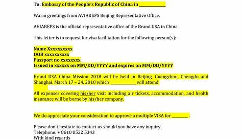sample invitation letter for us visitor visa