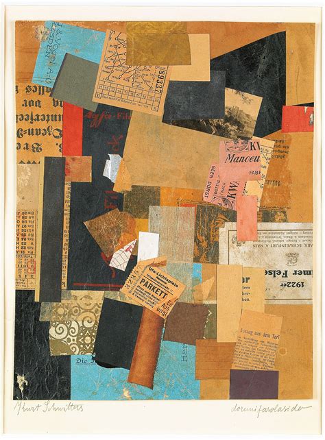 Kurt Schwitters Equal Rights For Material Exploring Arte