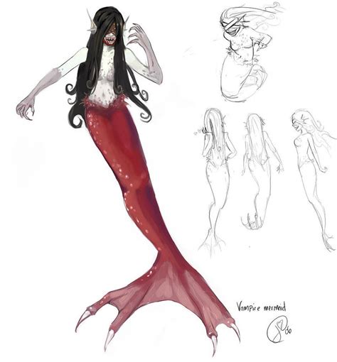 Vampire Mermaid Concept By Lokklyn On Deviantart