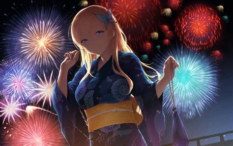 Fireworks Anime Movie Wallpaper Firework Anime Movie Wallpapers