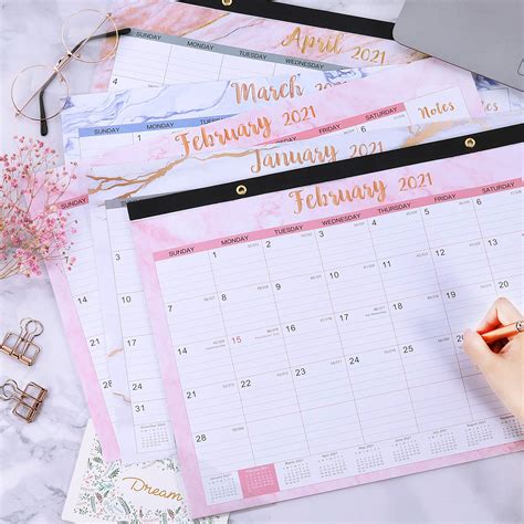 2021 2022 Desk Calendar Desk Calendar 2021 2022 Deskwall Monthly