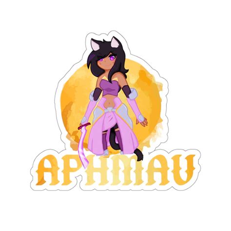 Aphmau Kawaii Sticker Aphmau Kawaii Cute Kiss Cut Sticker Etsy Uk