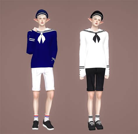 Sims 4 Sailor Uniform