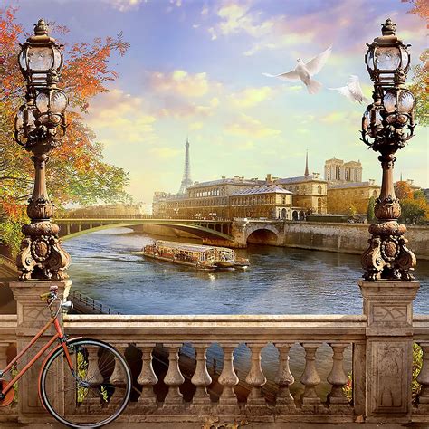 Paris Backdrop Standee 88in X 84in Party City