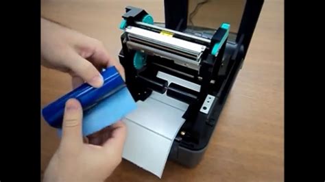 Impressora Elgin L Instalação de etiquetas e ribbon YouTube