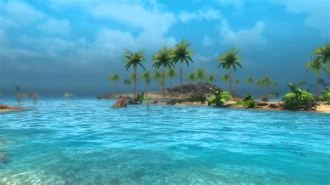 Download Animated Desktop Wallpaper Tropical Skyrim Sunny Beach By Lindalee Beaches