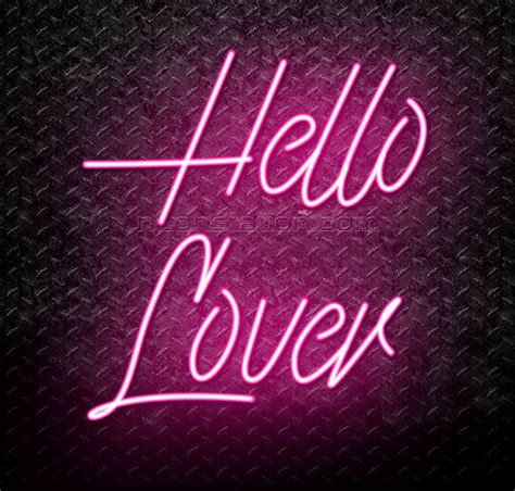 Hello Lover Neon Sign For Sale Neonstation