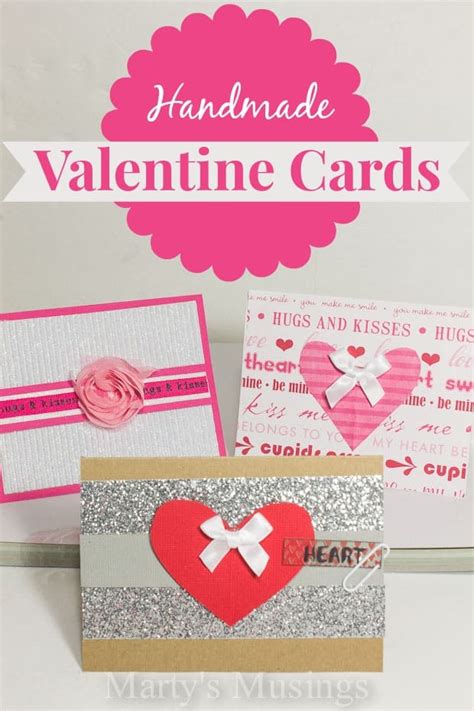 Easy Handmade Valentine Cards Martys Musings