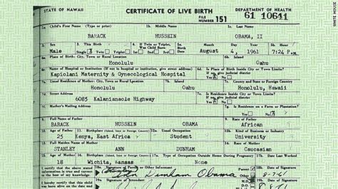 Obama Releases Original Long Form Birth Certificate CNN Com