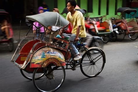 Becak Driver Yogyakarta Indonesia By Thomas Dembie On 500px