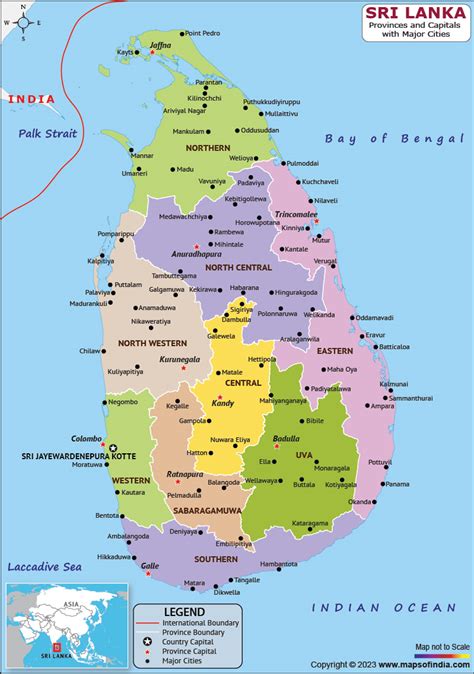 Sri Lanka District Map Sinhala Language Bobine Stephani