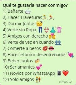 Cadenas o retos para whatsapp mas. Pin de Olga Flores en chistes | Retos para novios ...
