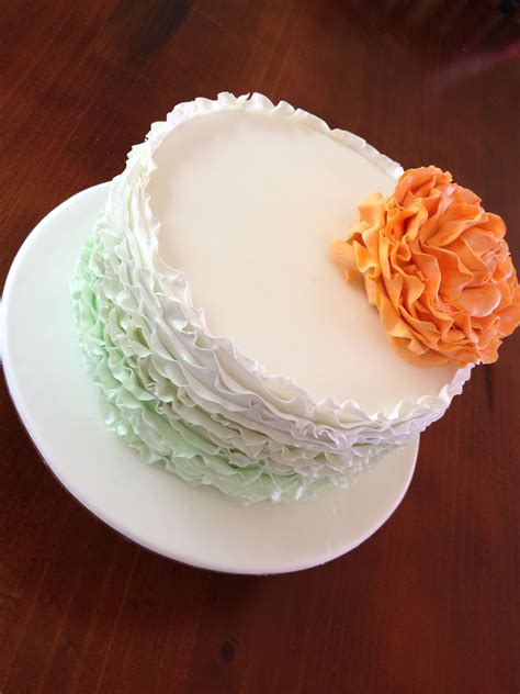 Ruffle Cake Ruffle Cake Birthday Ideas Cakes Desserts Inspiration