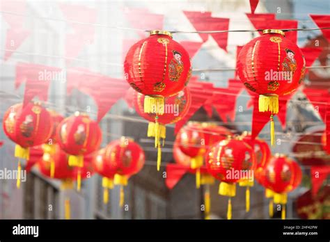Chinese New Year Lanterns Stock Photo Alamy