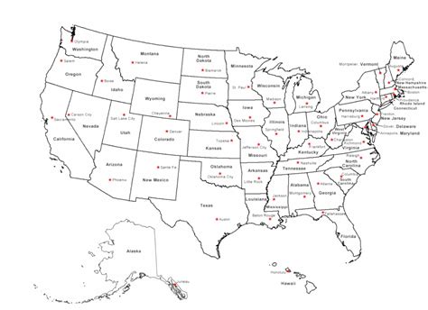 Printable Usa Map With State Names Printable Us Maps