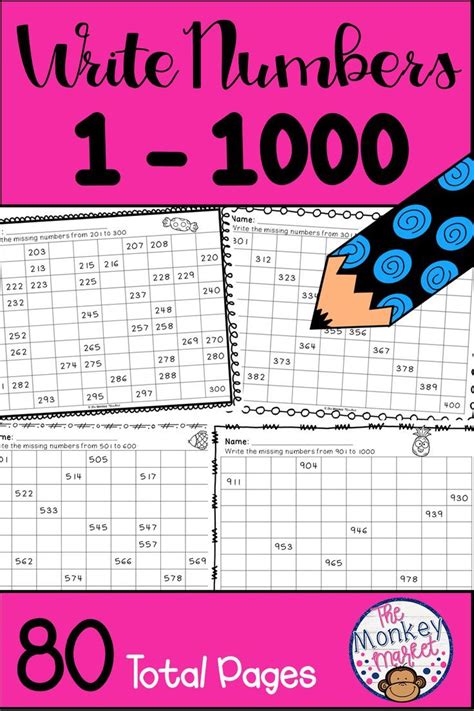 Write Numbers To 1000 Is A Great Resource To Help Students Practice