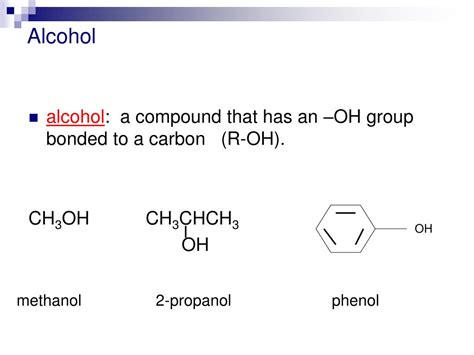 Ppt Alcohols Powerpoint Presentation Free Download Id3982776
