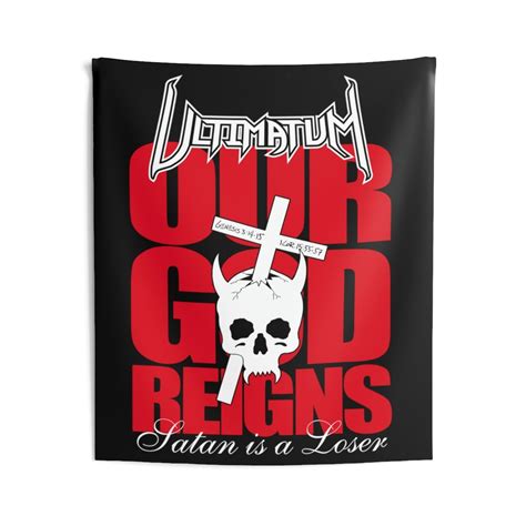Ultimatum Our God Reigns Indoor Wall Tapestries