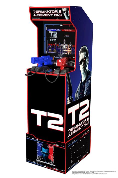 Arcade1up Unveils Terminator 2 Arcade Machine With Duel Light Guns