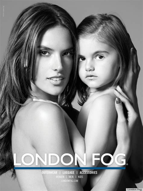 Alessandra Ambrosios Daughter Anja Stars In London Fog Ad Campaign