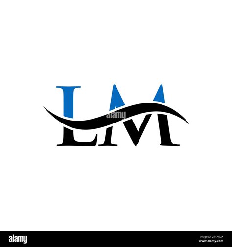 Lm Combine Letter Logo Vector Template Letter Lm Logo Design Modern