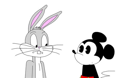 2013 Mickey Mouse Meets Wabbit Bugs Bunny By Ultra Shounen Kai Z On