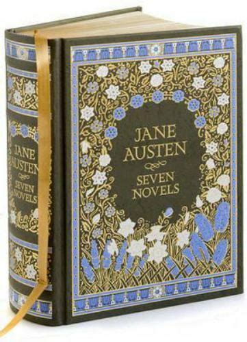 Jane Austen 7 Novels Leather Bound Barnes Noble Collector Edition Gilt