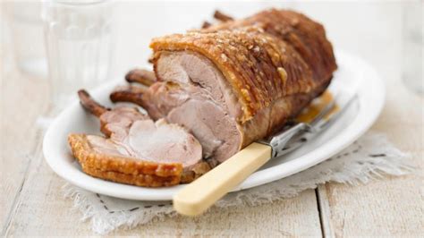 You're probably going to want to douse the pulled pork with some barbecue sauce to impart some flavor and sauciness. BBC Food - Recipes - Roast pork with crackling