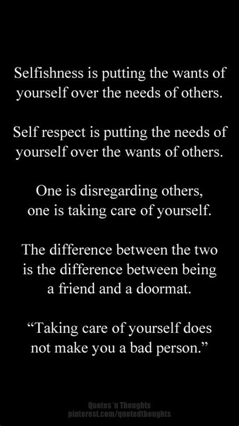 Taking Care Of Yourself Does Not Make You A Bad Person