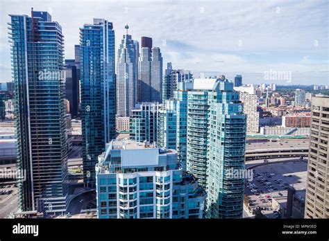 Canada Toronto Harbourfront Neighborhood Financial District Skyline