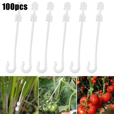 J Shaped Fruit Hook Tomato Supplies Tomato Support Fastener Clips