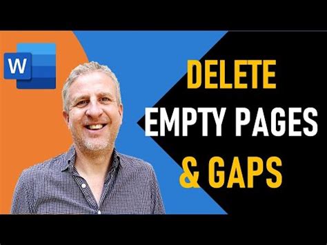 How to Delete a Blank Page in Word that Won't Delete | Including