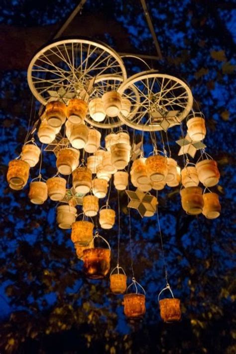 Weitere ideen zu garten kommode, diy kommode, garten. Kronleuchter mit Kerzen - 29 verblüffende Modelle ...
