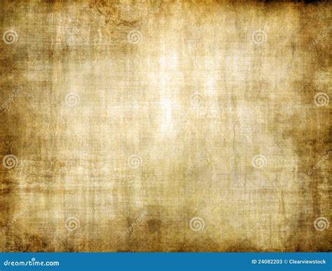 Old Yellow Brown Vintage Parchment Paper Texture Stock Illustration
