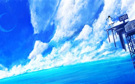 Ocean Anime Wallpapers Top Free Ocean Anime Backgrounds Wallpaperaccess