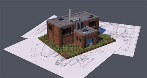 Small Industrial Building Minecraft Map