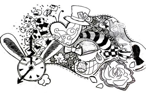 Random Doodles Alice In Wonderland Doodle Alice In Wonderland By