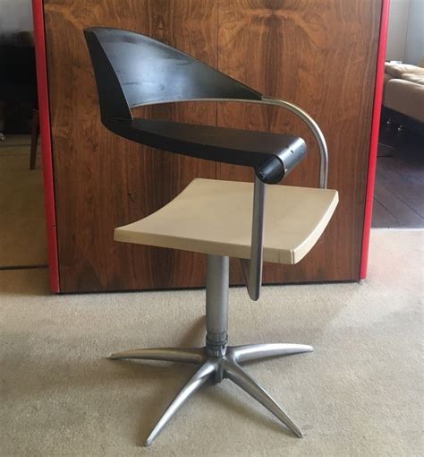 Some 1000 kartell objects are exhibited. Techno Barber chair by Philippe Starck for Présence Paris ...