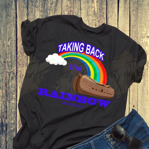 taking back the rainbow christianity religious genesis 9 13 digital png file for sublimation etsy